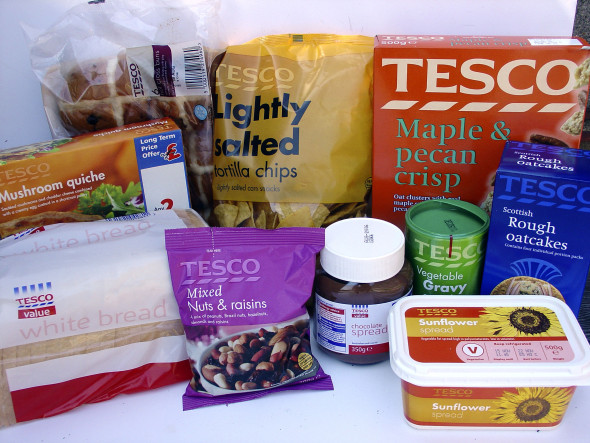 Products containing palm oil. Palm Oil plantations are responsible for massive deforestation in Indonesia.